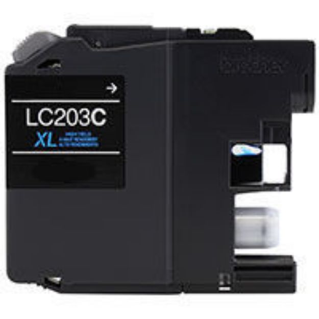 Picture of Premium LC-203C Compatible Brother Cyan Inkjet Cartridge