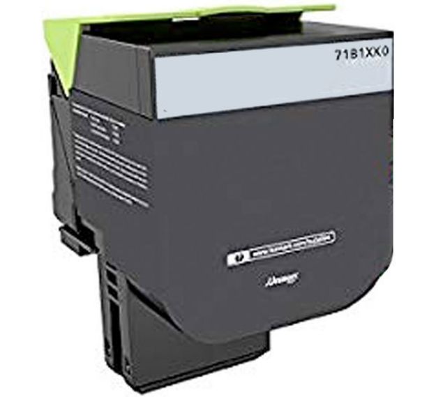 Picture of Premium 71B1XK0 Compatible Extra High Yield Lexmark Black Toner Cartridge
