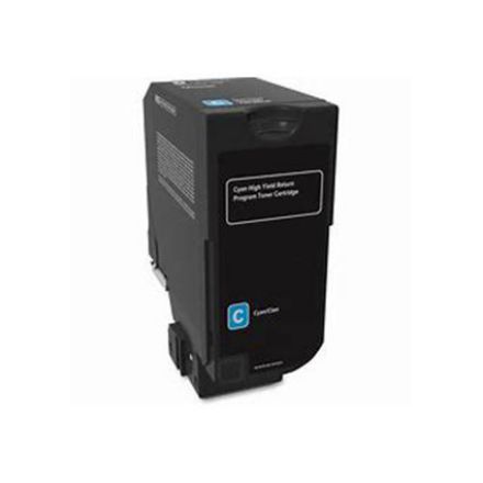 Picture of Premium 78C1XC0 Compatible Extra High Yield Lexmark Cyan Toner Cartridge