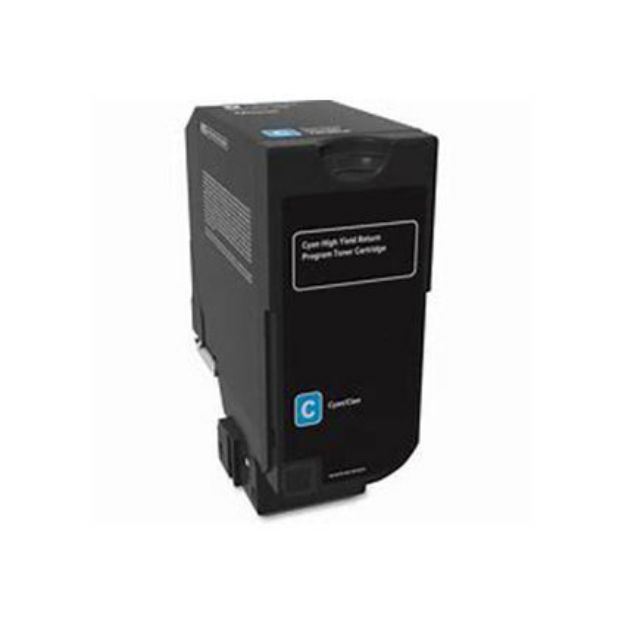 Picture of Premium 78C1XC0 Compatible Extra High Yield Lexmark Cyan Toner Cartridge