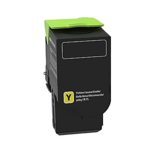 Picture of Premium 78C1XY0 Compatible Extra High Yield Lexmark Yellow Toner Cartridge
