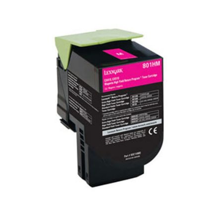 Picture of Premium 80C1HM0 Compatible Lexmark Magenta Toner Cartridge