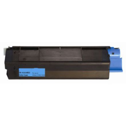 Picture of Premium 43034803 (Type C6) Compatible Okidata Cyan Toner Cartridge