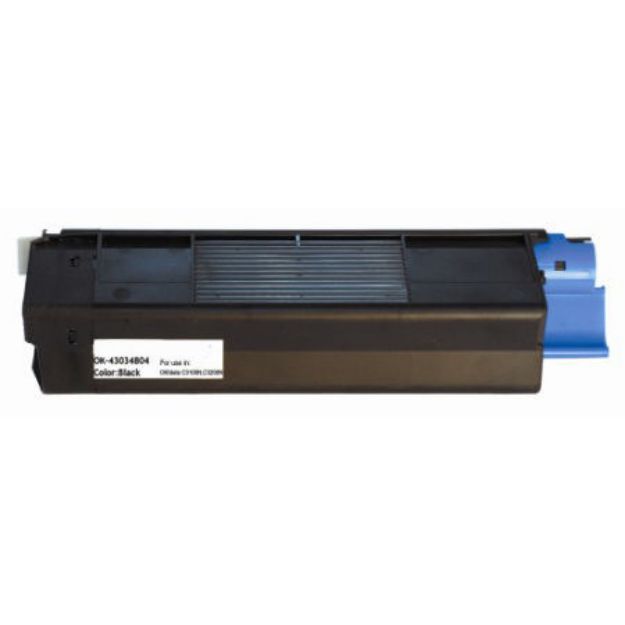 Picture of Premium 43034804 (Type C6) Compatible Okidata Black Toner Cartridge