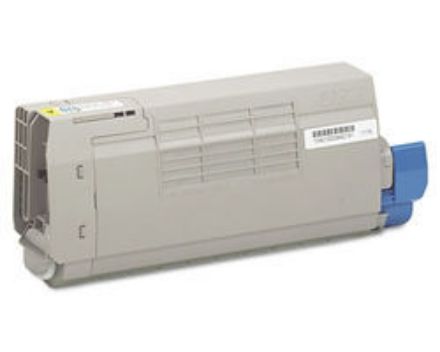 Picture of Premium 43866101 Compatible Okidata Yellow Toner Cartridge