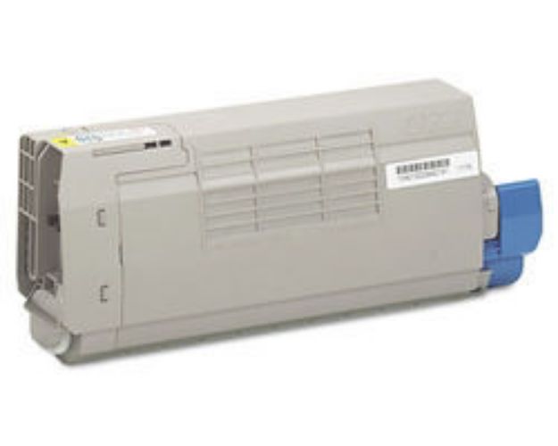 Picture of Premium 43866101 Compatible Okidata Yellow Toner Cartridge