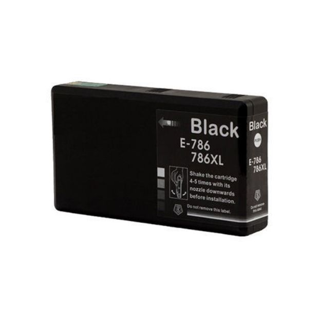 Picture of Premium T786XL120 (Epson 786XL) Compatible Epson Black Inkjet Cartridge