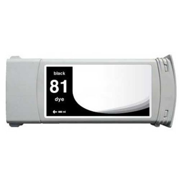 Picture of Premium C4930A (HP 81) Compatible HP Black Inkjet Cartridge