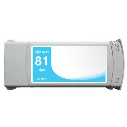 Picture of Premium C4934A (HP 81) Compatible HP LightCyan Inkjet Cartridge